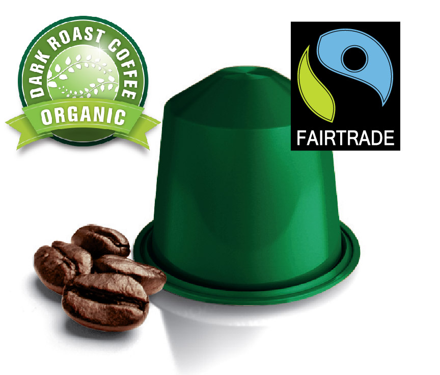 Organic and Fairtrade Coffee pods for Nespresso Great deals