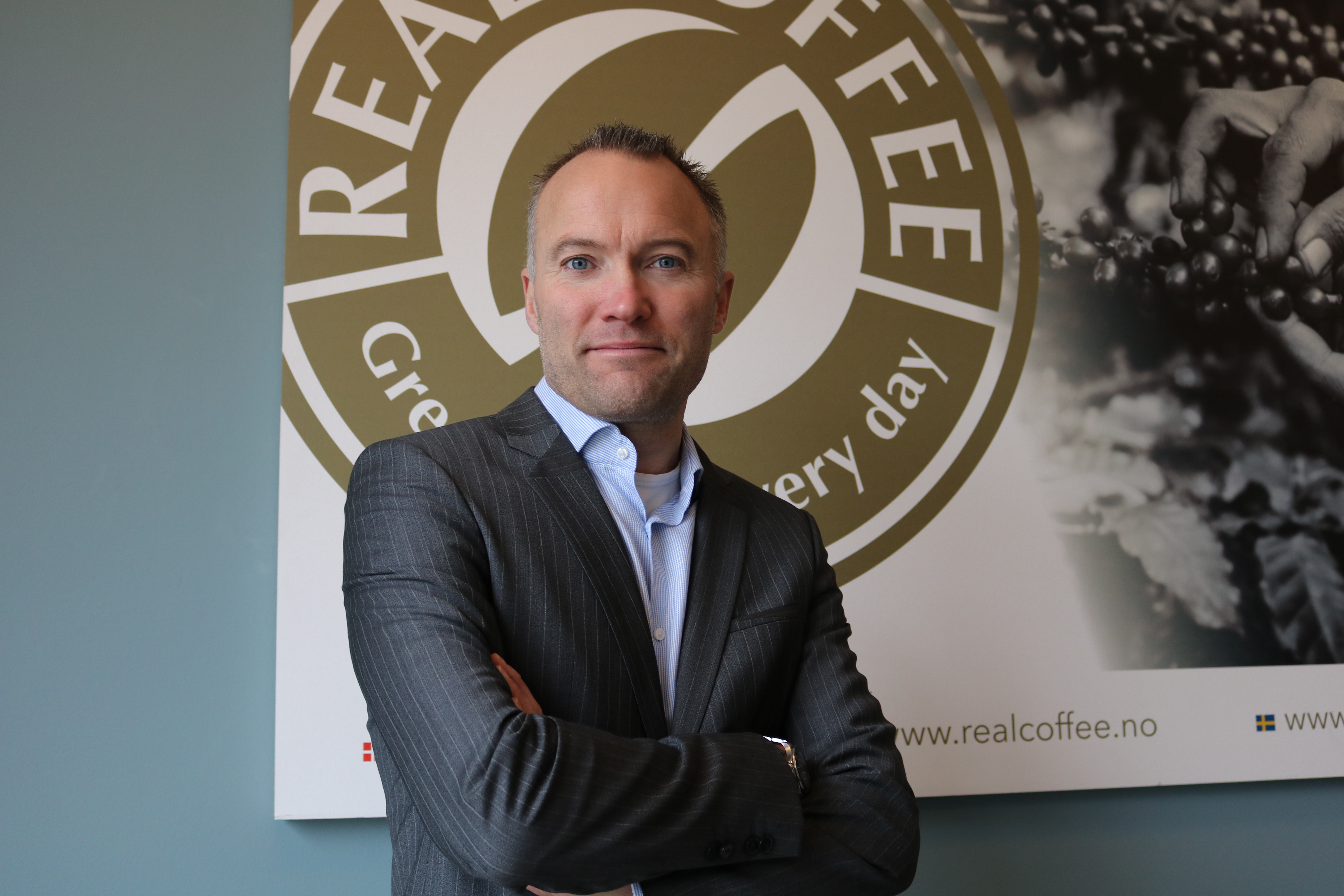 Lars Mansfeld-Giese, administrende direktør for Real Coffee.