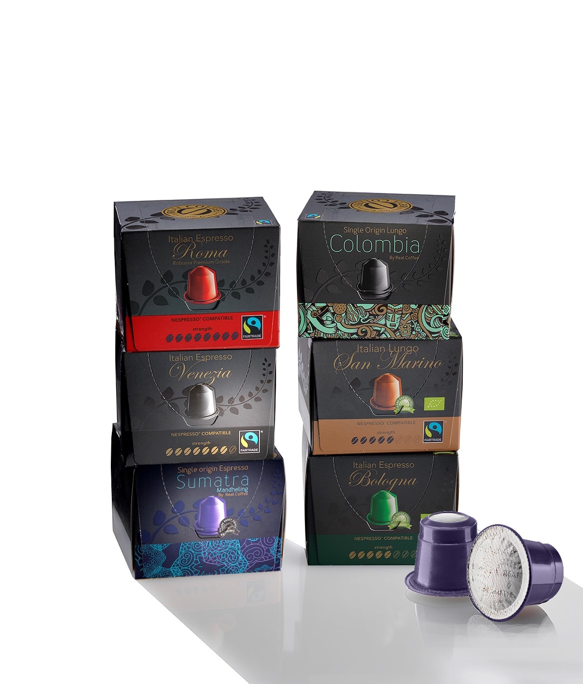 nespresso kapslar, Testpaket Mikro från real coffee