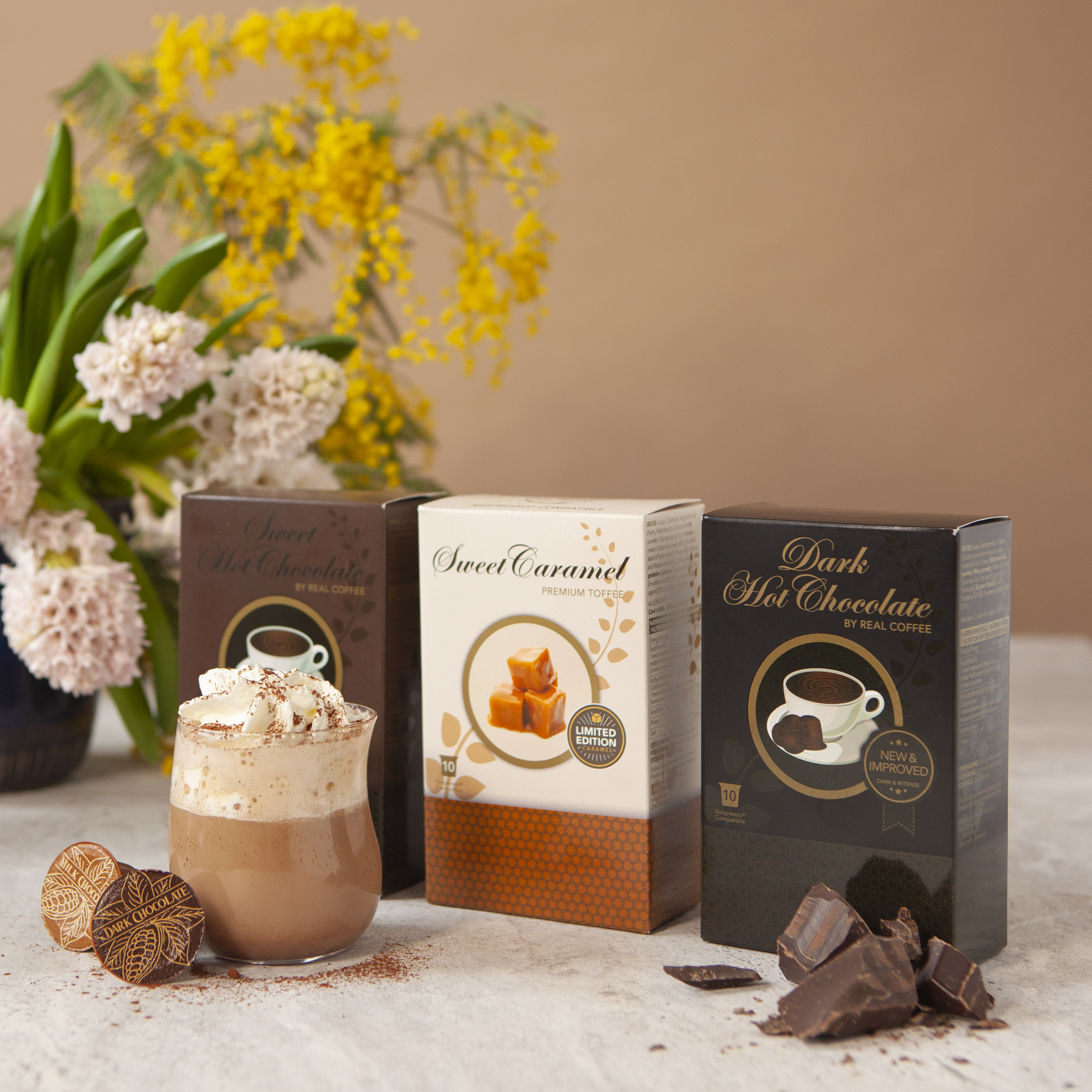 Hot Chocolate Taster Pack with 40 pods